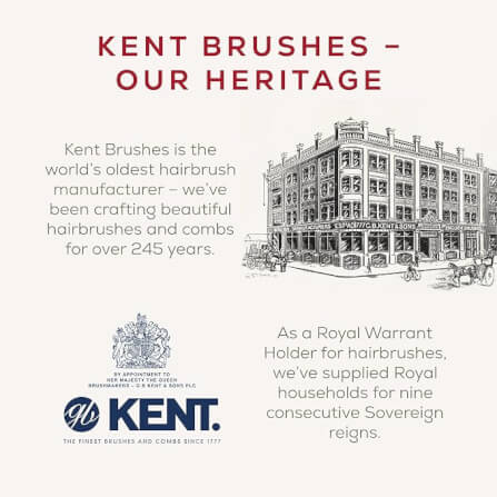 หวีพับแฮนด์เมด KENT 82T หวีพับคลาสสิก ขนาด 190 มม. สำหรับผมบาง-ผมเส้นเล็ก_6